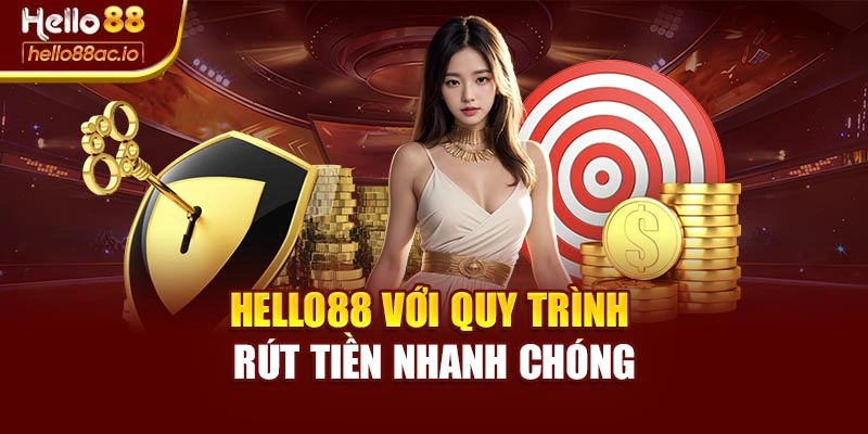 Hello88 với quy trình rút tiền nhanh chóng